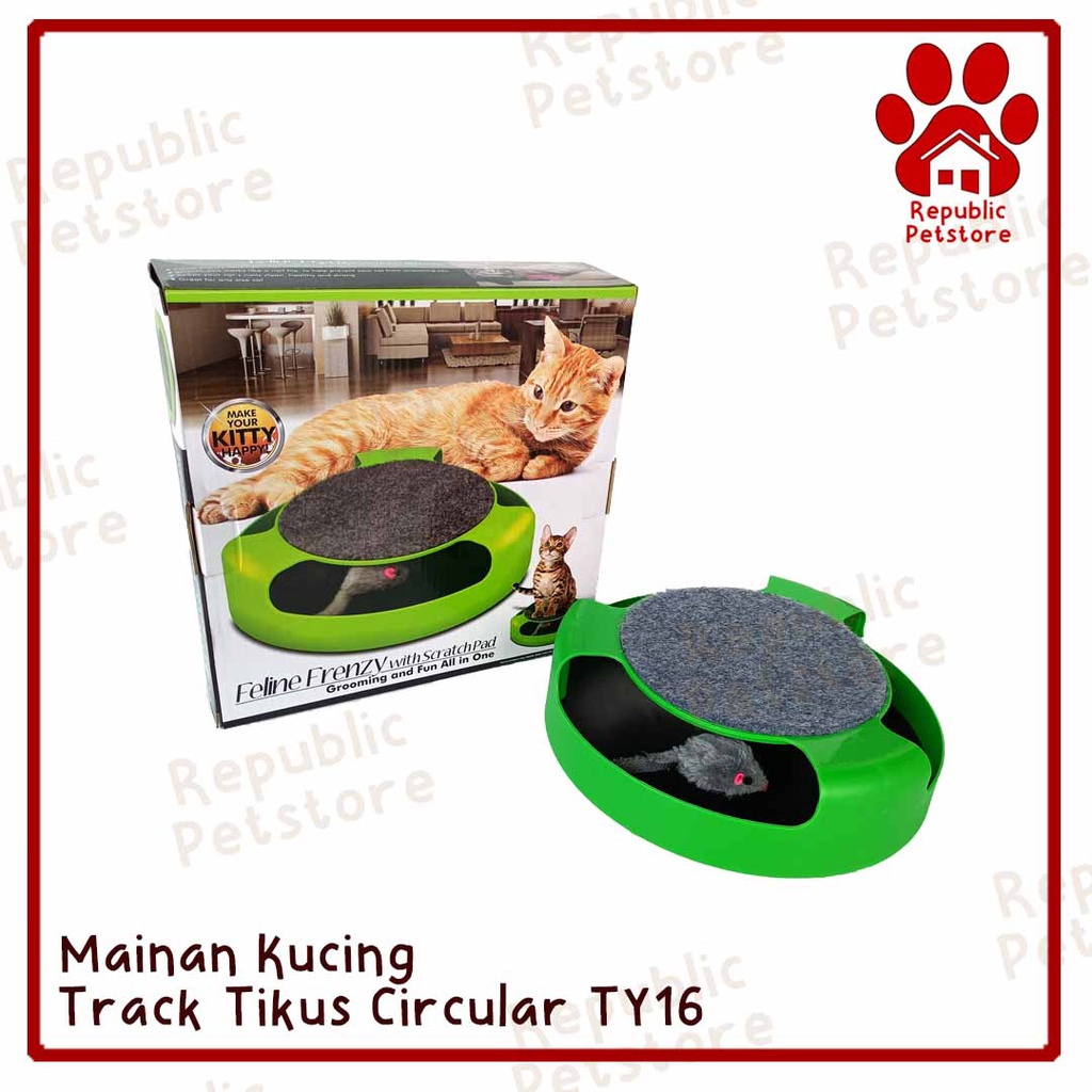 Jual Mainan Kucing Single Track Tikus Circular TY16 - Cat Toy | Shopee ...