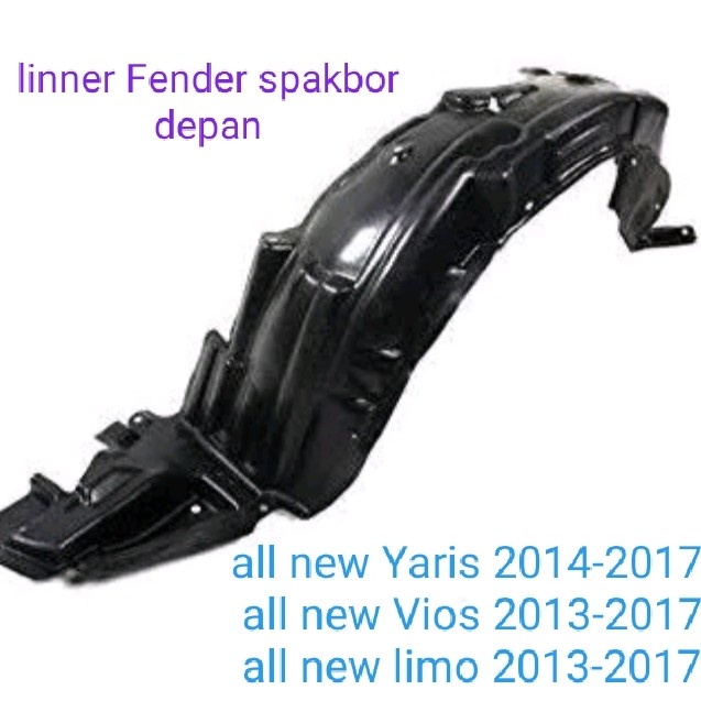Jual Liner Fender Spakbor Sepakbord Depan Yaris Vios Limo gen 3 original Shopee Indonesia