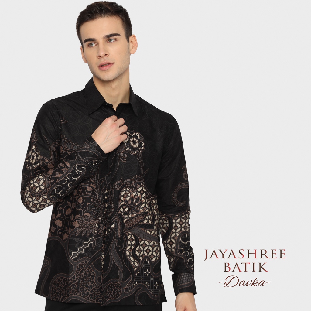 Jual Jayashree Batik Regfit Davka Kemeja Batik Pria Lengan Panjang ...