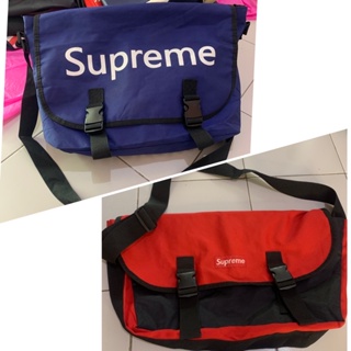 Sling bag LV supreme. Like new. Grade ori, Fesyen Pria, Tas