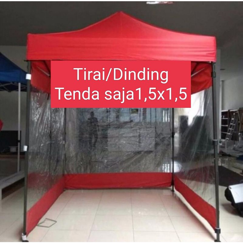 Jual Tirai Tenda Dinding Tenda Tutup Samping Tenda TANPA ATAP RANGKA Shopee Indonesia