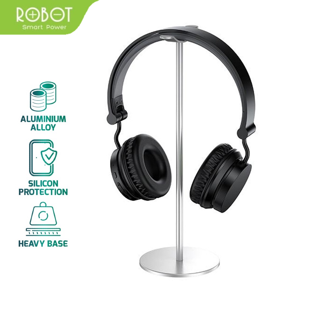 Jual ROBOT RT-EH01 / RTEH01 Headset Stand Aluminum Alloy Headphone ...