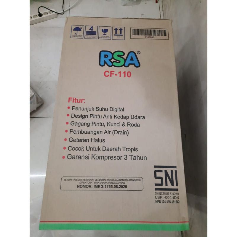 Jual CHEST FREEZER COOLER BOX RSA CF 110 CF110 100 LITER | Shopee Indonesia