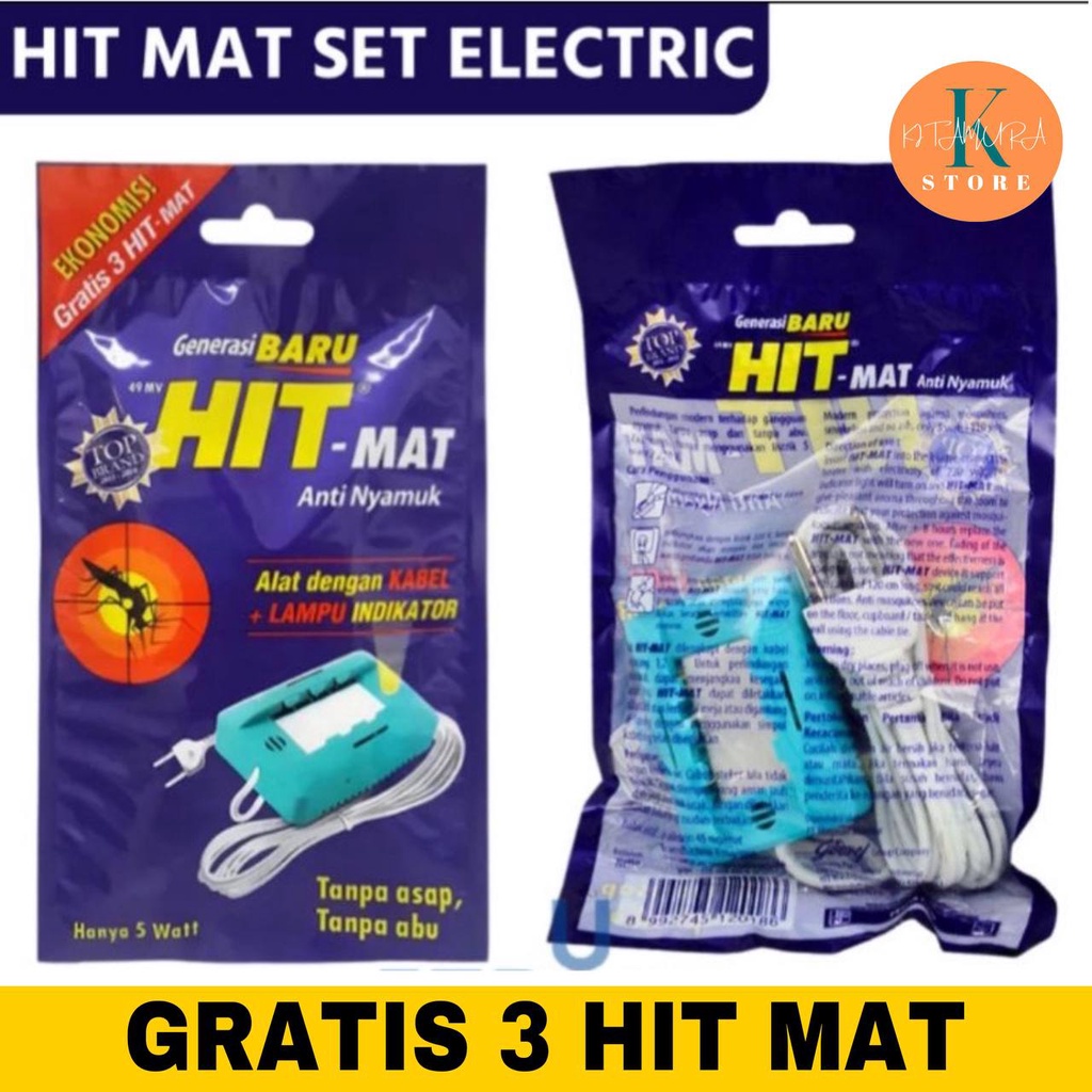 Jual Alat Hit Mat Elektrik Ekonomis 5 Watt Hit Alat Ekonomis Lampu Hit Mat Alat And Refill Anti 8749