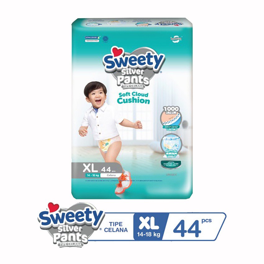 Jual Sweety Silver Pants XL 44 / XL44 Shopee Indonesia