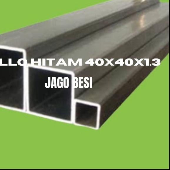 Jual BESI HOLLO / HOLLOW HITAM 40 X 40 T1.3MM | Shopee Indonesia