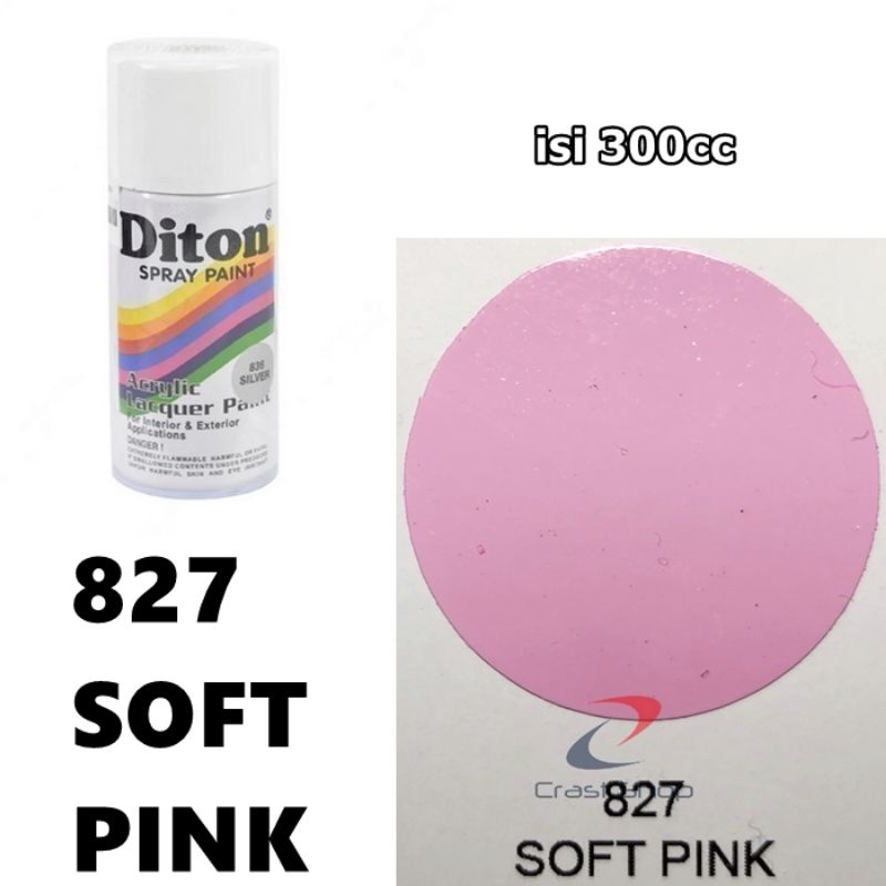 Jual Cat Pilox Diton Soft Pink 827 300cc Warna Ping Merah Muda frame ...