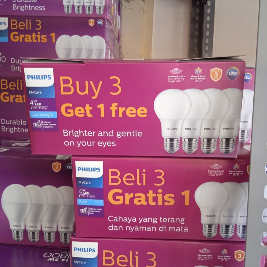 Jual Lampu Led Philips Watt Multipack Mycare K Putih Sni Shopee