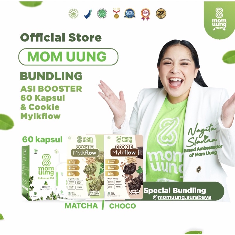 Jual MOM UUNG PERFECT COMBO 60 kapsul dan COOKIE MYLKFLOW | MOM UUNG