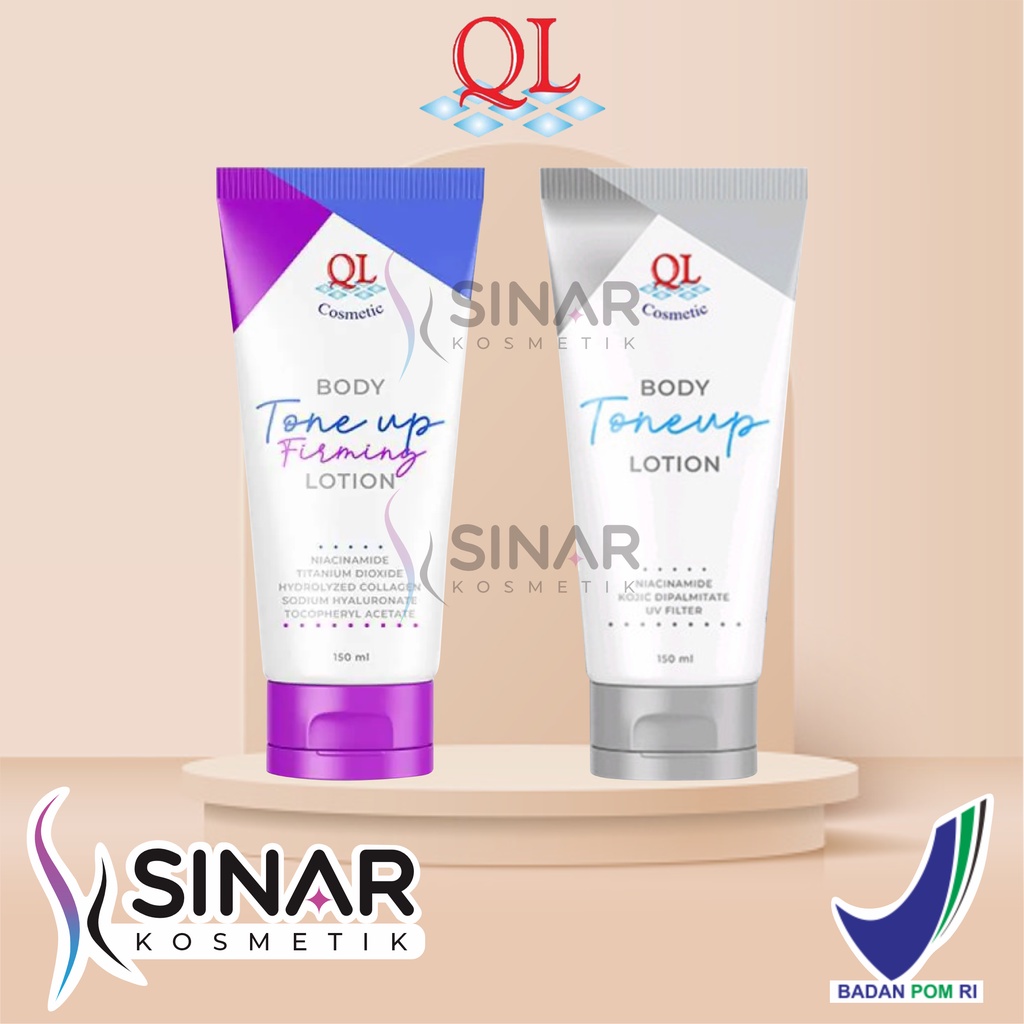 Jual QL Tone Up Lotion / Tone Up Firming Lotion 150ml Handbody 2x Instant Brightening Shopee