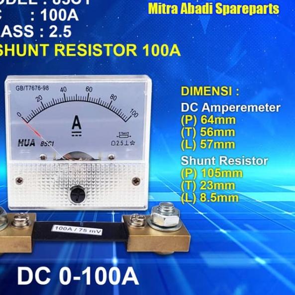 FL-2 DC 75mV 50A Strom Shunt Widerstand Für Ampere... – Grandado