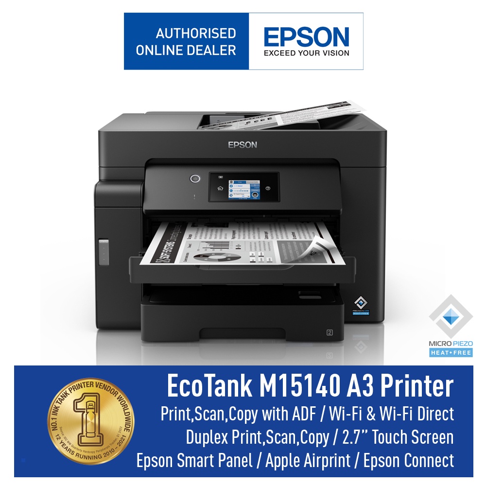 Jual Epson Ecotank M15140 A3 Wi Fi Duplex All In One Ink Shopee Indonesia 9887