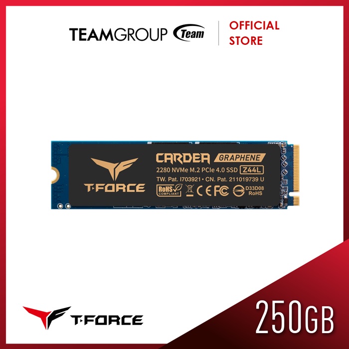 Jual TEAMGROUP T-FORCE SSD M.2 2280 CARDEA Z44L PCIe Gen4x4 NVME 250GB ...