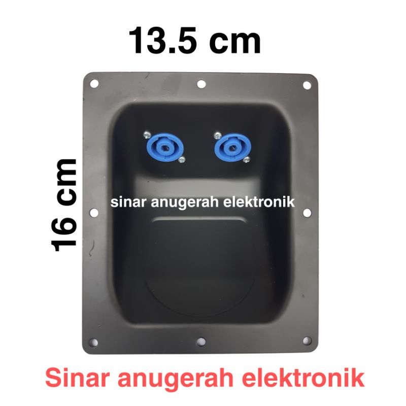 Jual terminal box speaker cekung plat speakon box speaker komplit