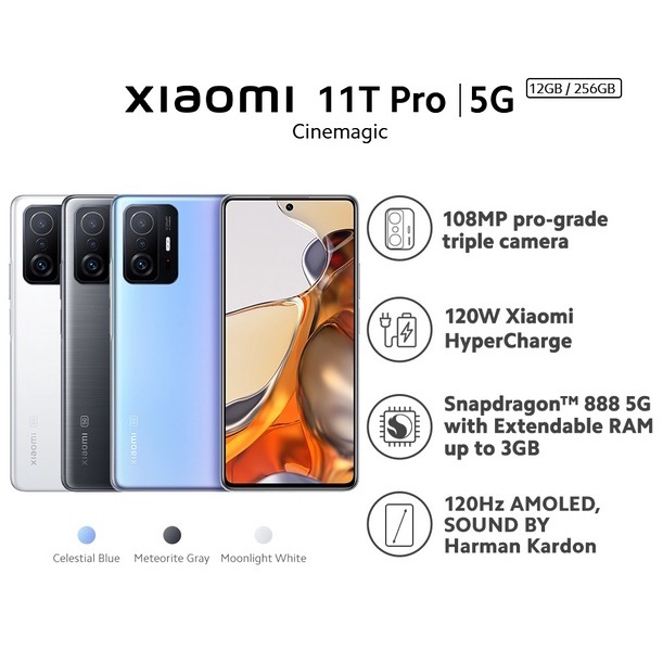 Jual Xiaomi Official Xiaomi 11T Pro 12/256GB Smartphone | Shopee Indonesia