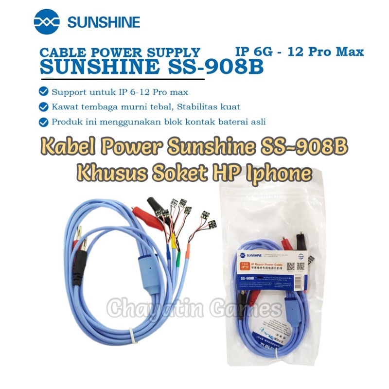 Jual Kabel Power Supply HP IOS Ponsel Untuk IP 6G hingga IP 12 Pro