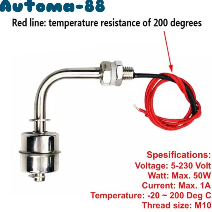 Jual TERMURAH Water Sensor Level Air Arduino Float Switch Stainless ...