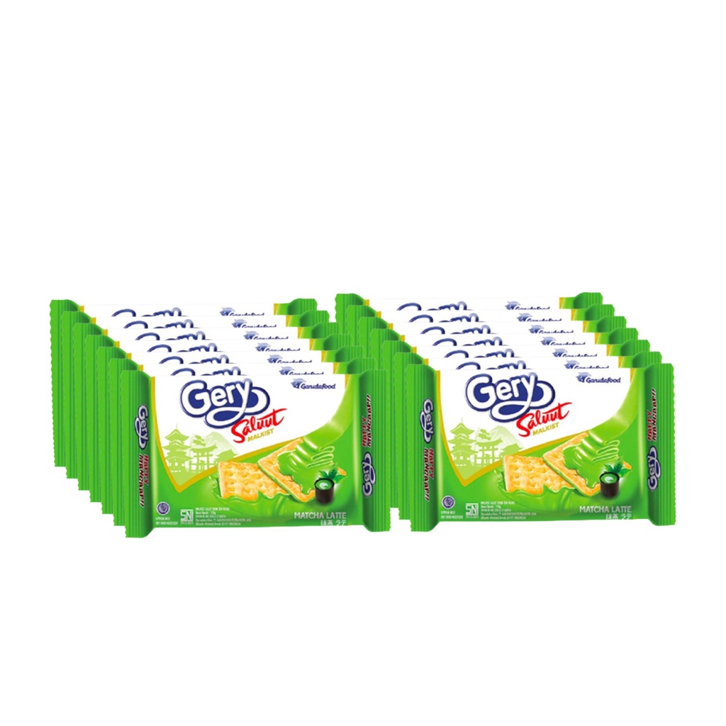 Jual Gery Malkist Biskuit GreenTea Family Pack 14 x 100 gr | Shopee ...