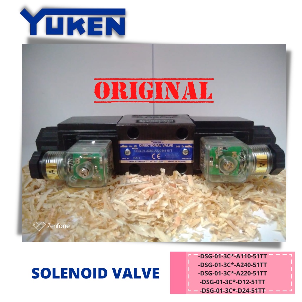 Jual YUKEN SOLENOID VALVE DSG-01-3C* | Shopee Indonesia