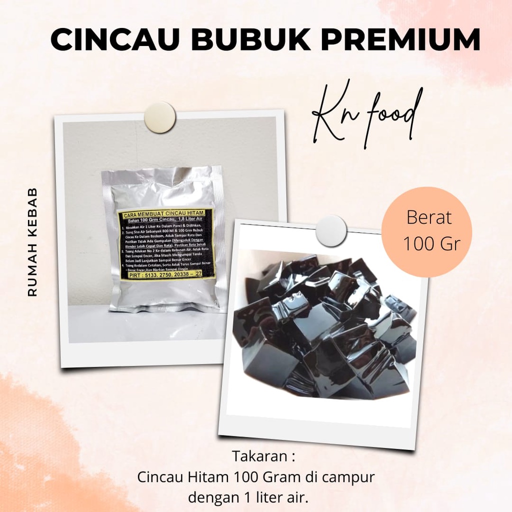 Jual Cincau hitam Powder 1 ONS- cincau Bubuk || Topping cincau hitam ...