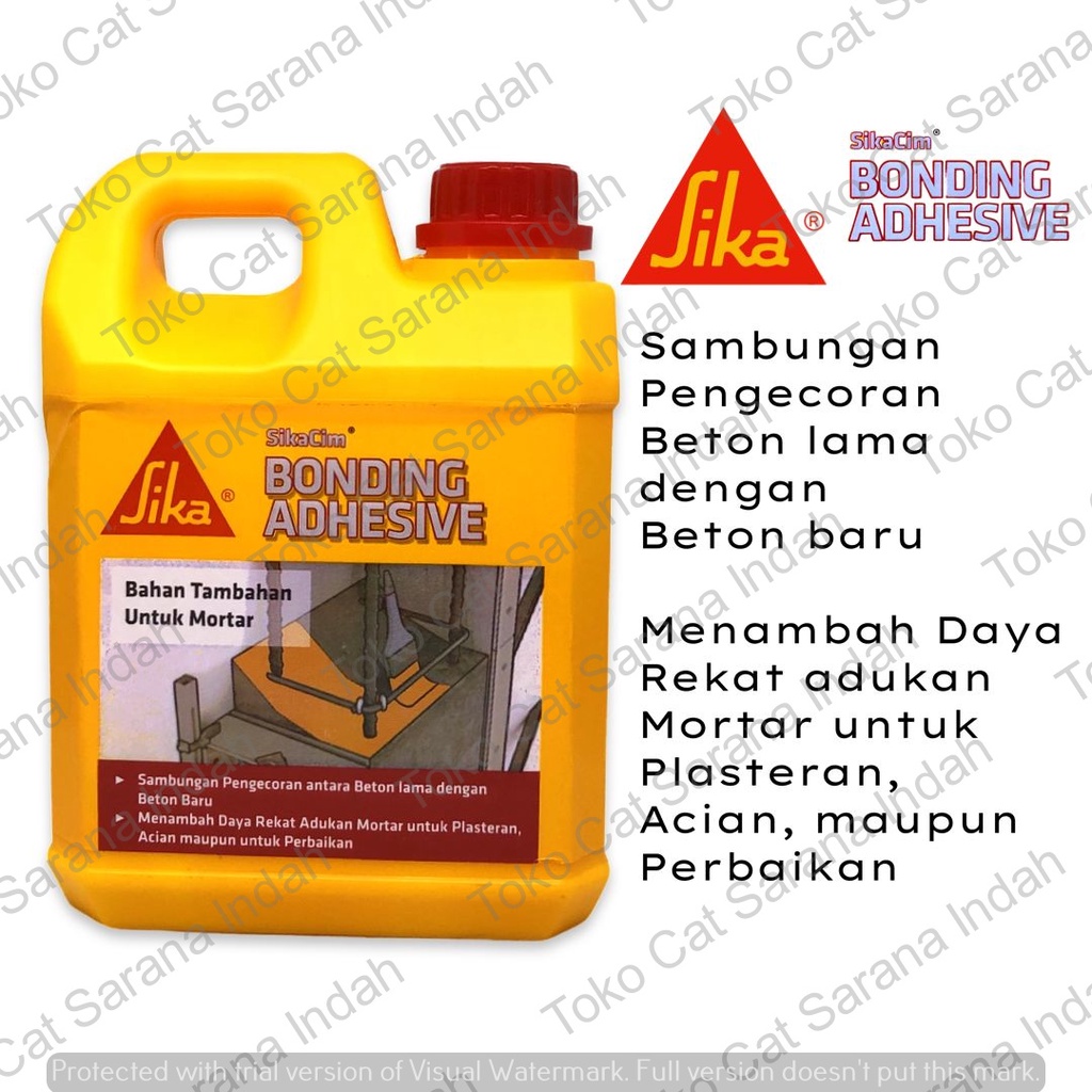 Jual SIKA BONDING ADHESIVE 900ml PENYAMBUNG BETON LAMA DENGAN BETON