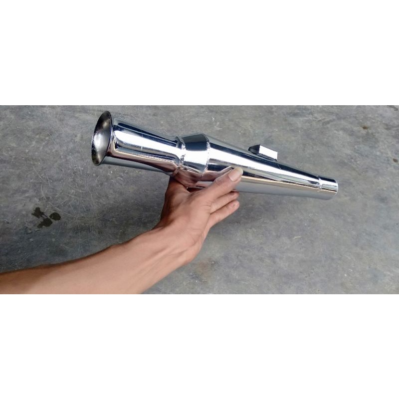 Jual kenalpot choper mini inlet 38mm panjang 45cm | Shopee Indonesia
