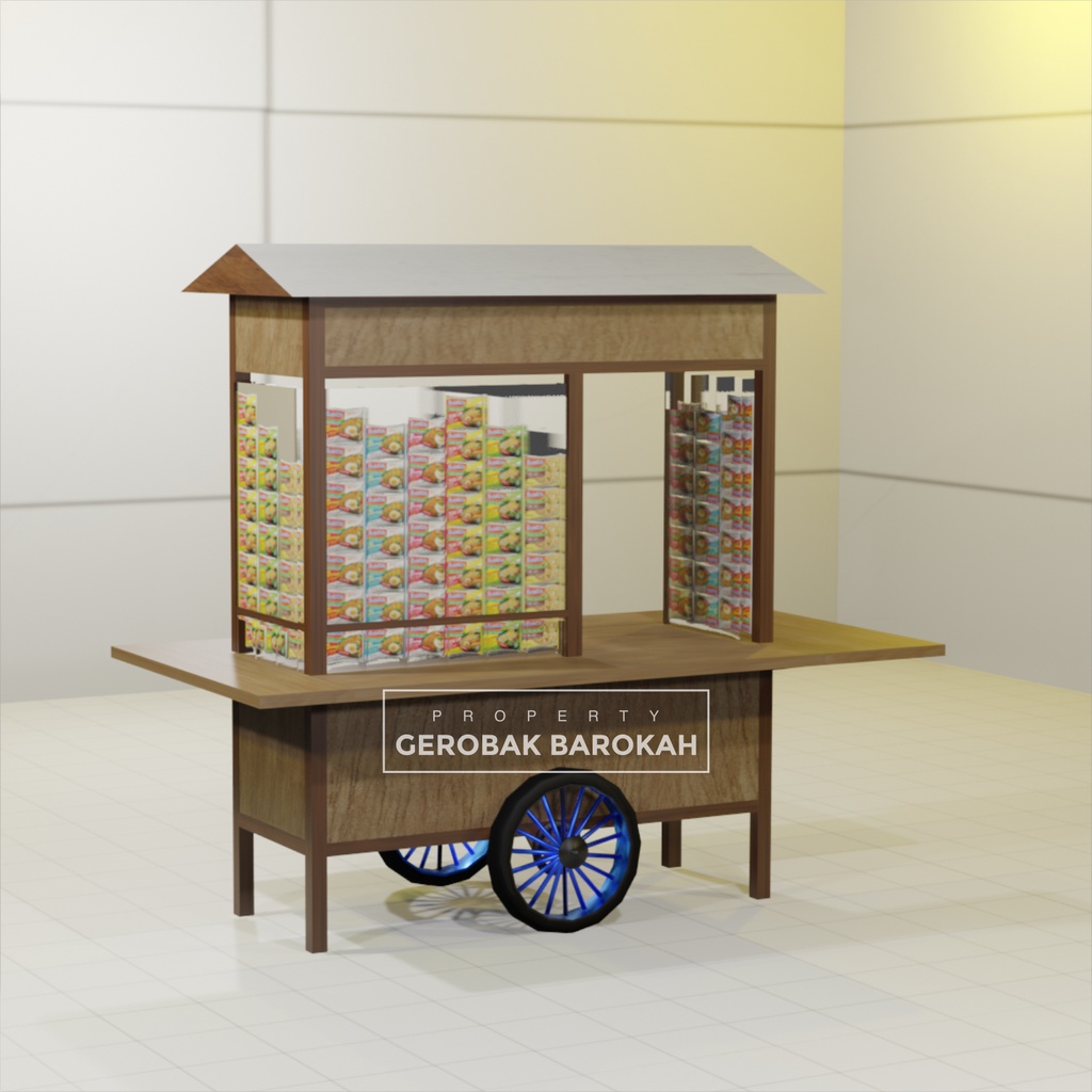 Jual Gerobak Warmindo Booth / Rombong Warmindo Free Ongkir | Shopee ...