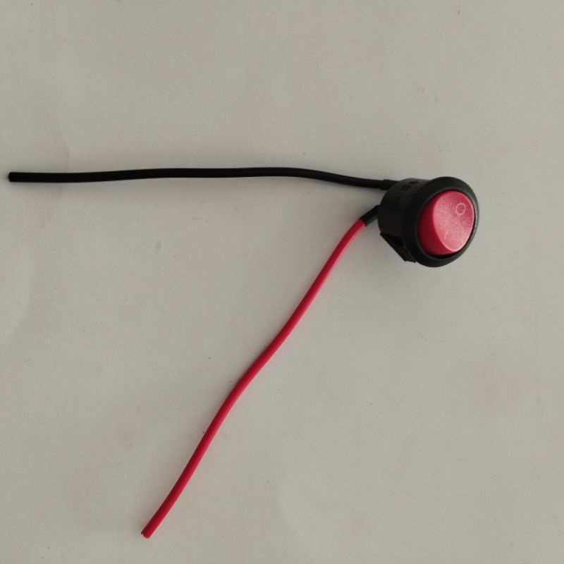 Jual Rocker Switch On Off DC 2 Kaki Kabel | Shopee Indonesia
