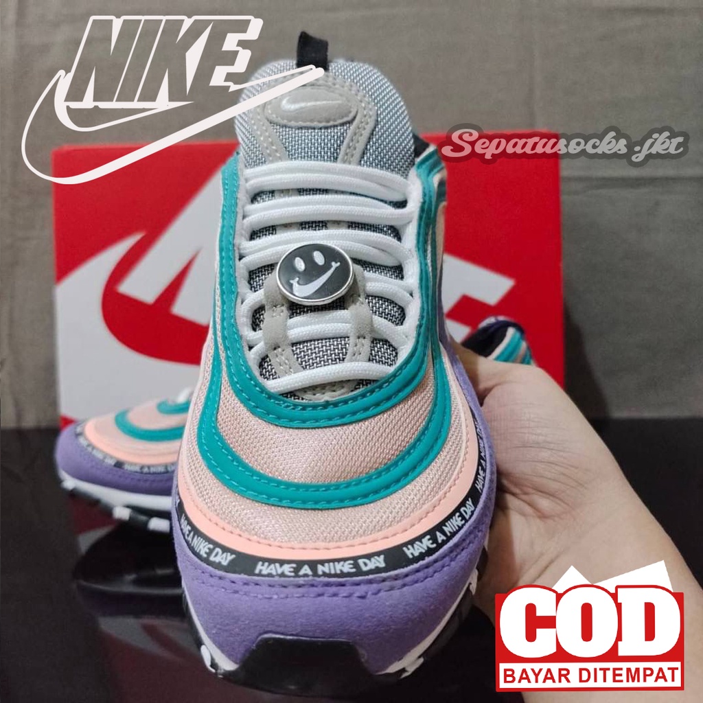 Jual NIKE AIR MAX 97 HAVE A NIKE DAY MULTICOLOR REAL PICT VIDEO