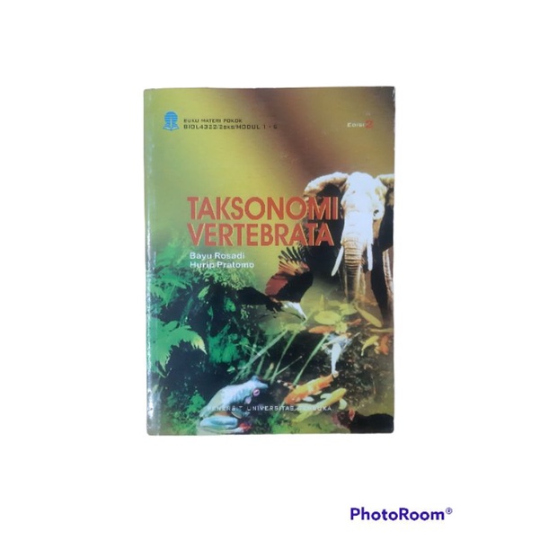 Jual ORIGINAL TAKSONOMI VERTEBRATA EDISI 2 UT | Shopee Indonesia