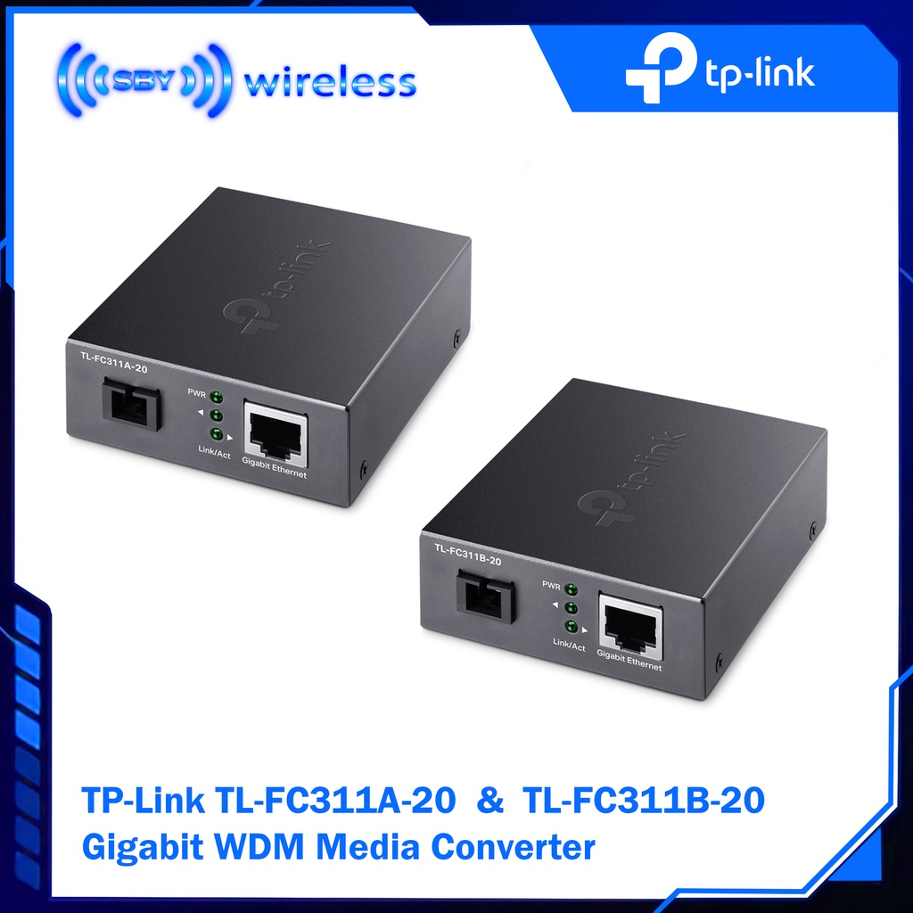 Jual Tplink Tl Fc A Tp Link Tl Fc B Media Converter Fo To Lan Mbps Ab