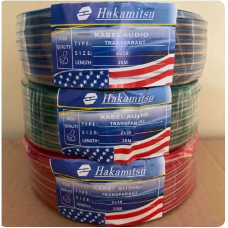 Jual Kabel Listrik Transparan Harga Per 1 Meter / Kabel Audio / Kabel ...