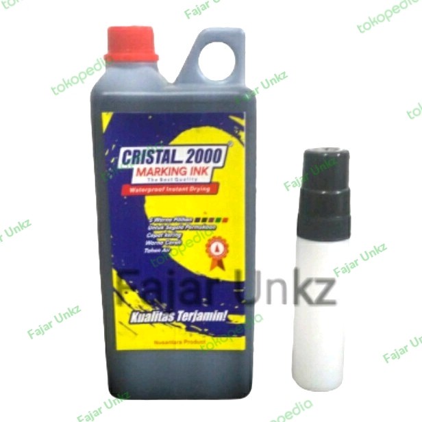 Jual Tinta Spidol Permanent Karung Refill Cristal Kemasan Liter Shopee Indonesia