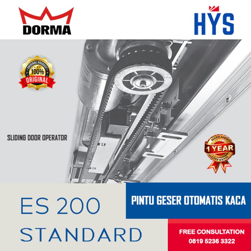 Jual Automatic Sliding Door Dorma ES 200 Standard Pintu Geser Otomatis