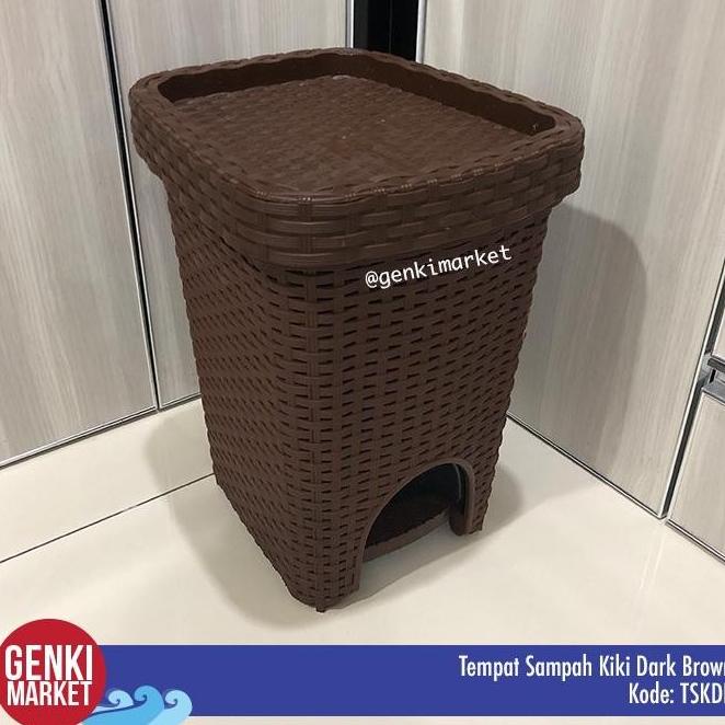 Jual Tempat Sampah Rotan Injak Kiki Tong Sampah Indoor Keranjang Sampah Fg546fg Shopee 3132