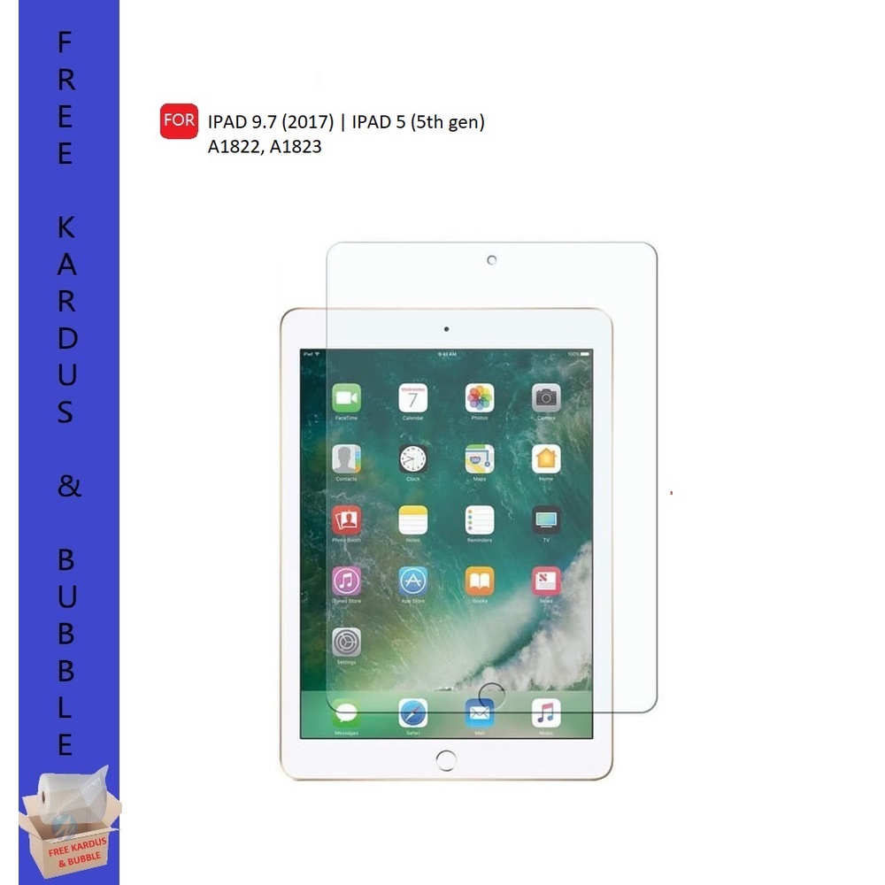 iPad 9.7 5th Gen (A1822, A1823) Screen+homebutton, Original Parts, white  FHR Distributör