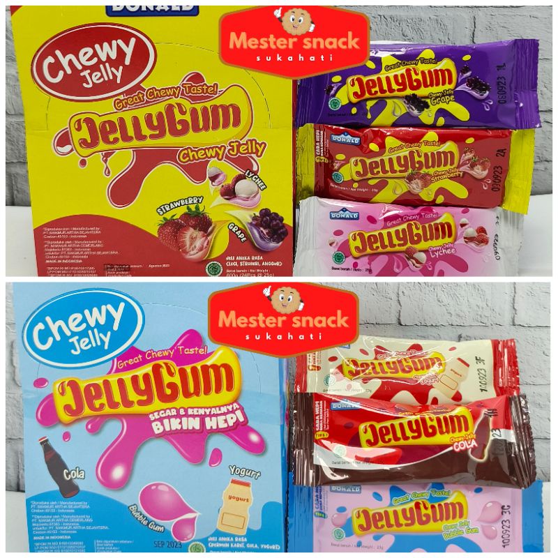 Jual Donald Jelly Gum (1 pack isi 24 pcs) Shopee Indonesia