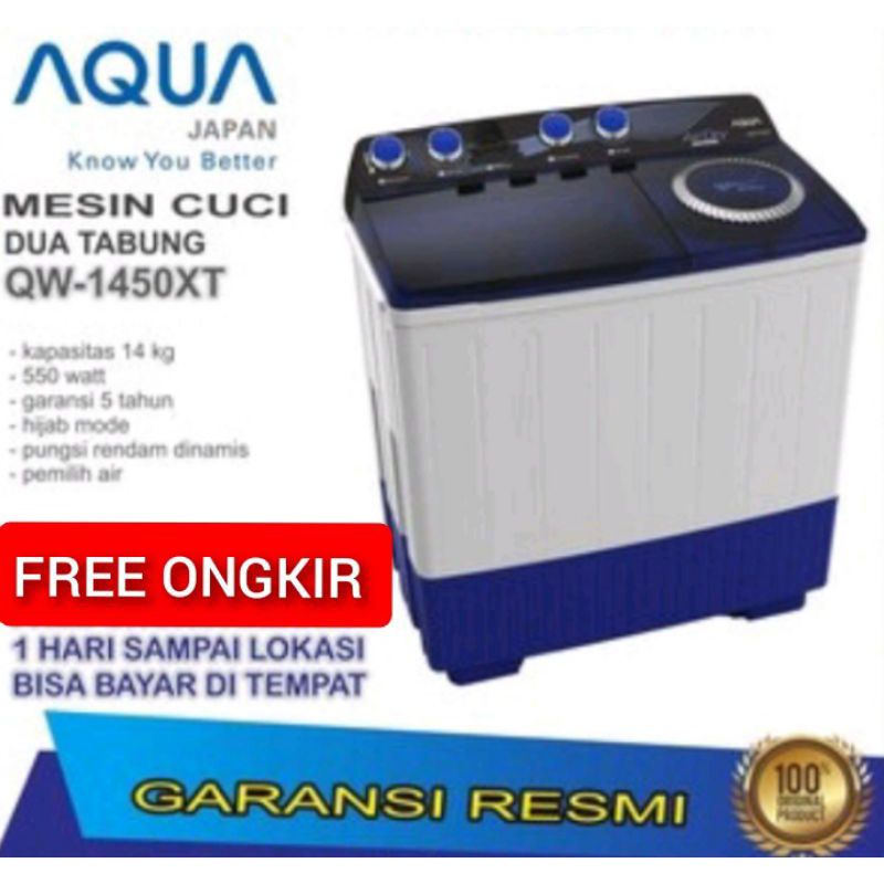 Jual Mesin Cuci Tabung Aqua Sanyo Qw T Kg Kg Shopee Indonesia