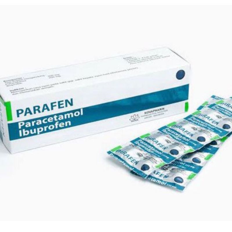 Jual Parafen / 100 kaplet Kombinasi Paracetamol dan Ibuprofen