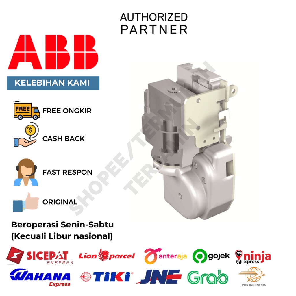Jual ABB M E1 2 220-250 VAC VDC 1SDA073711R1 ACB GEARED MOTOR DEVICE ...