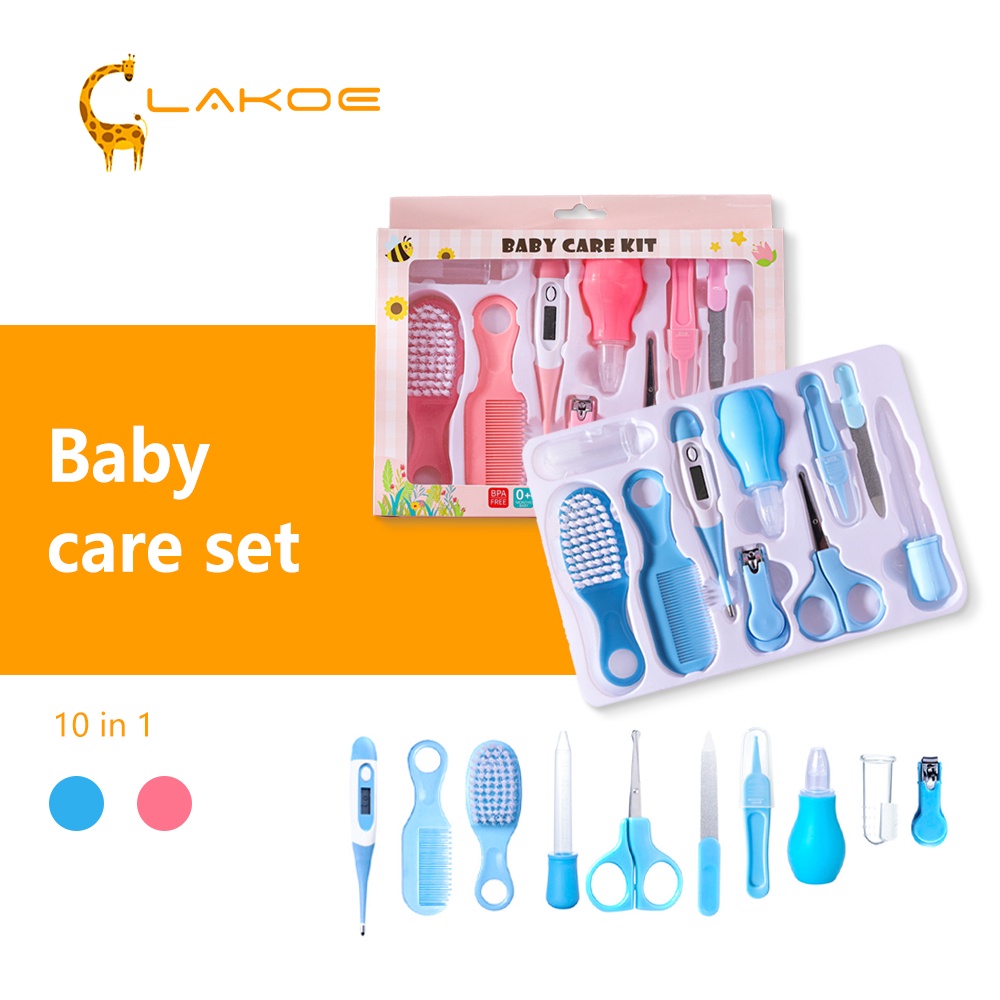 Jual LAKOEOFFICIALMALL Baby Care Kit Set Alat Perawatan Bayi 10 in 1 Shopee Indonesia