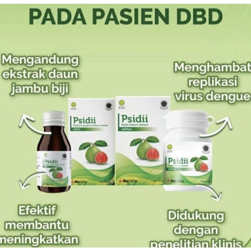 Jual Psidii capsule 500 botol 50 tablet ( meningkatkan trombosit darah ...