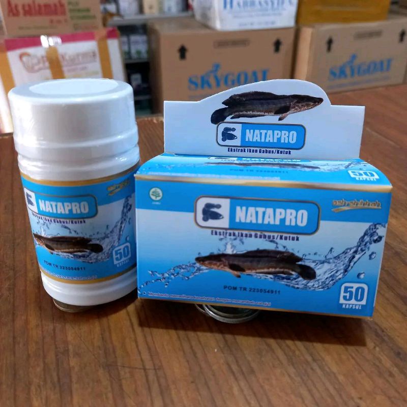 Jual NATAPRO Ekstrak Albumin Ikan Gabus Kutuk Ash Shihhah 50 Kapsul ...