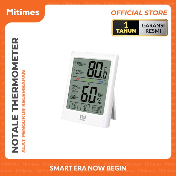 Jual Notale Hygrometer Thermometer Humidity Meter Alat Ukur Kelembapan Suhu Shopee Indonesia