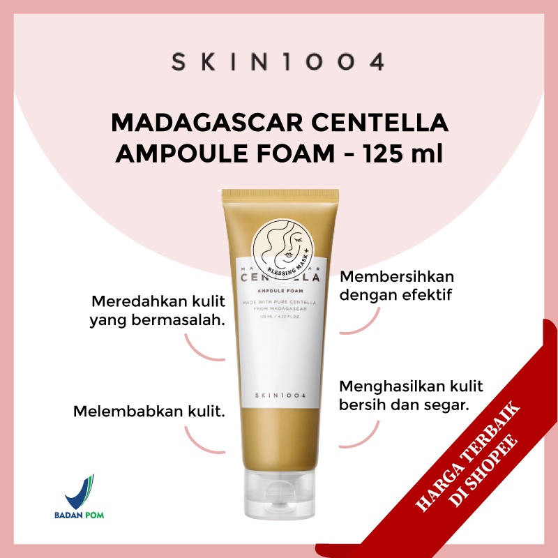 Jual SKIN1004 Madagascar Centella Ampoule Foam 125ML | SKIN 1004 ...