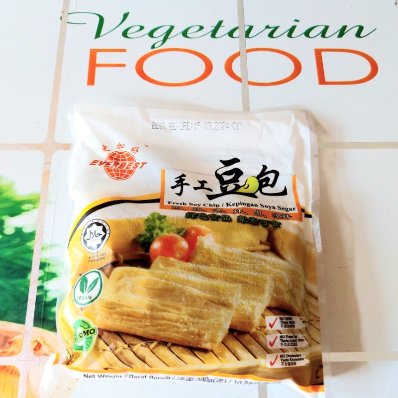 Jual FRESH SOY CHIP, 300g, ( FROZEN FOOD), HALAL, VEGAN, EVERBEST