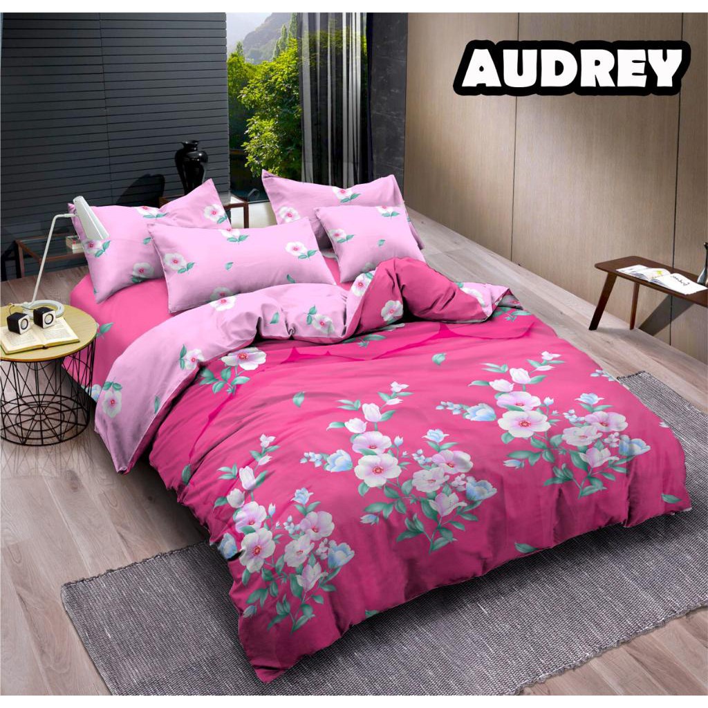 Jual Full Set Bedcover + Sprei Vallery Quincy Jacguard 3D Queen King