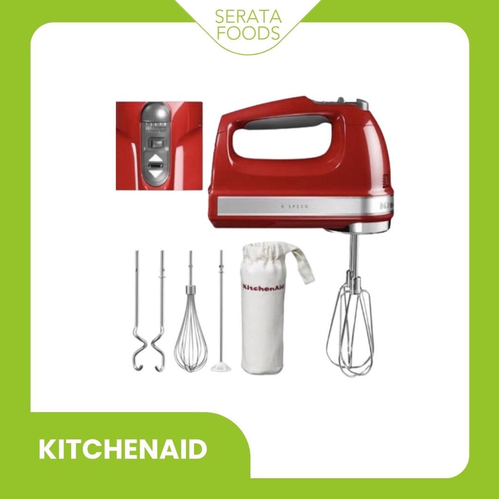 Jual KitchenAid 5KHM9212BER 9Speed Hand Mixer Shopee Indonesia