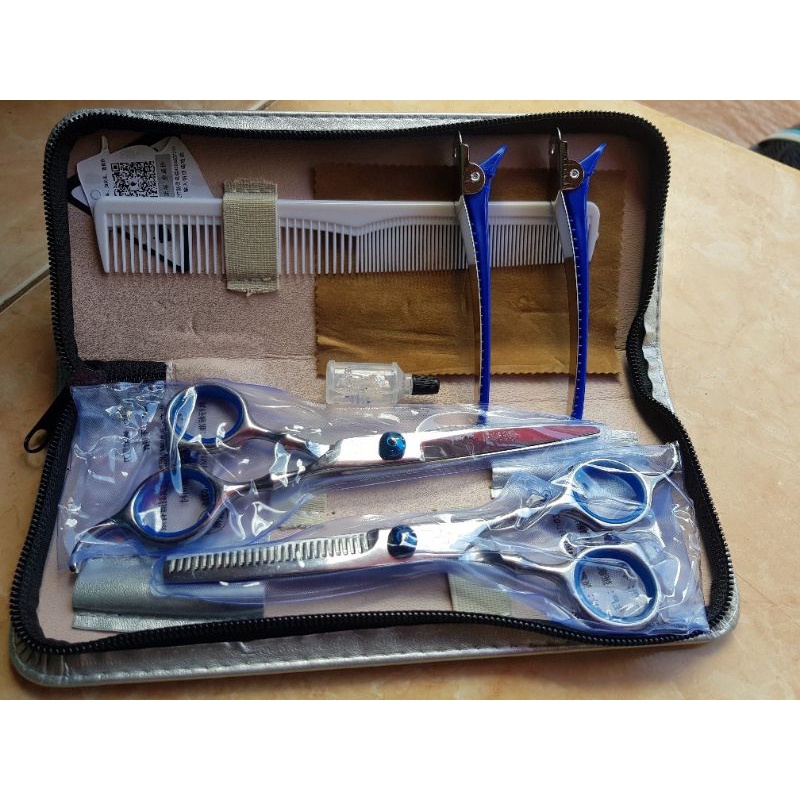 Jual GUNTING RAMBUT FULL STAINLESS SATU SET | Shopee Indonesia