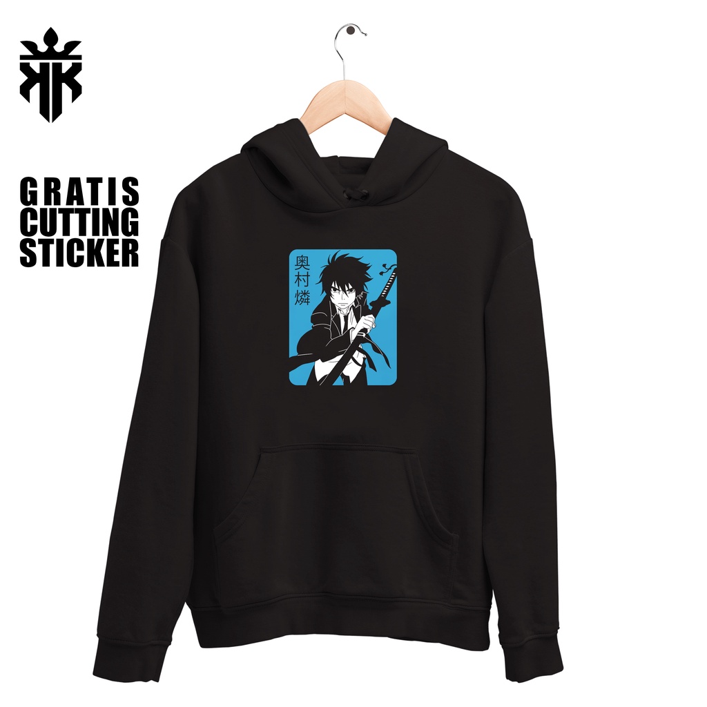 Blue exorcist hoodie best sale